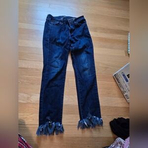 JustBlack Fringe Jeans Sz 27